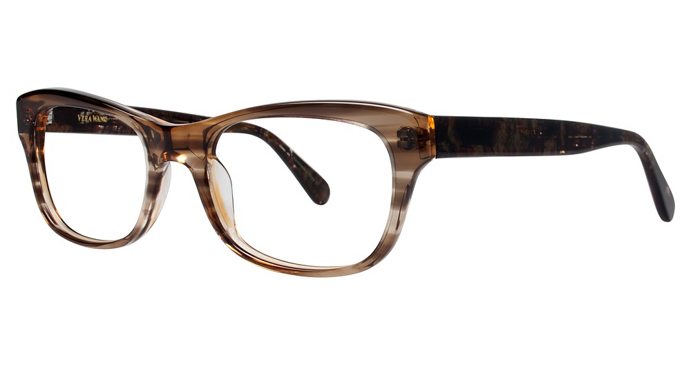 Vera Wang V017 Handmade Titanium popular Brown Tortoise RX-Ready Women's Frames